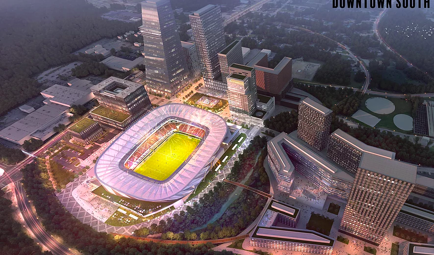 Raleigh Soccer Stadium Renderers Can T Stop Clicking The Fireworks Tool Field Of Schemes