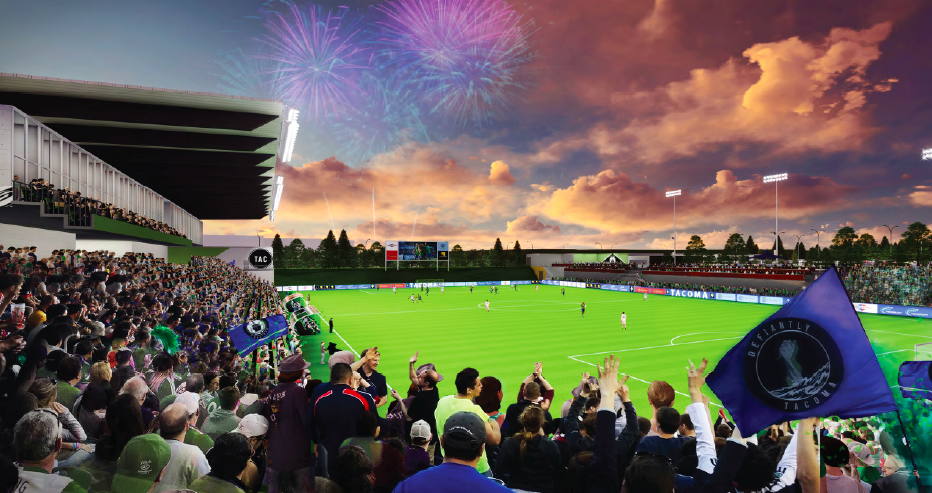 Tacoma Plans 59 5m Soccer Stadium For Nwsl And Usl Teams With Public S Share Tbd Field Of