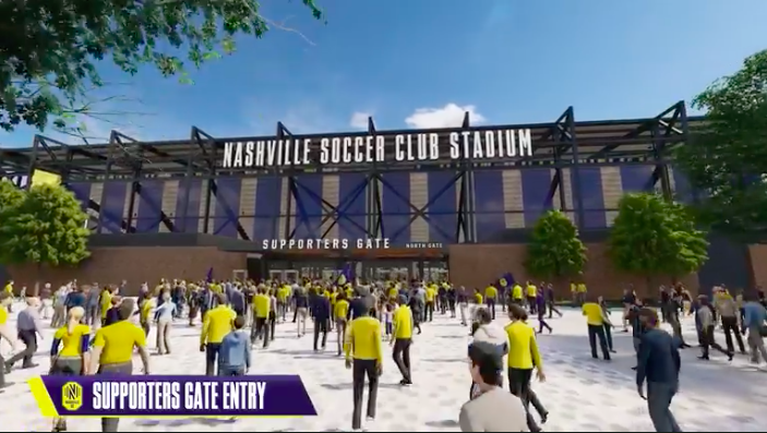 Nashville Sc Envisions Army Of Identically Dressed Clones Going To Its New Stadium Feel The Excitement Field Of Schemes