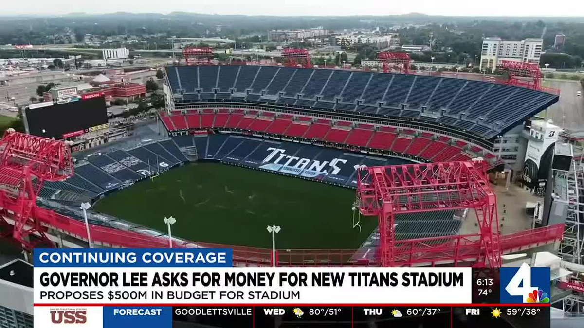 Governor Requests $500M in Bonds for Titans Stadium